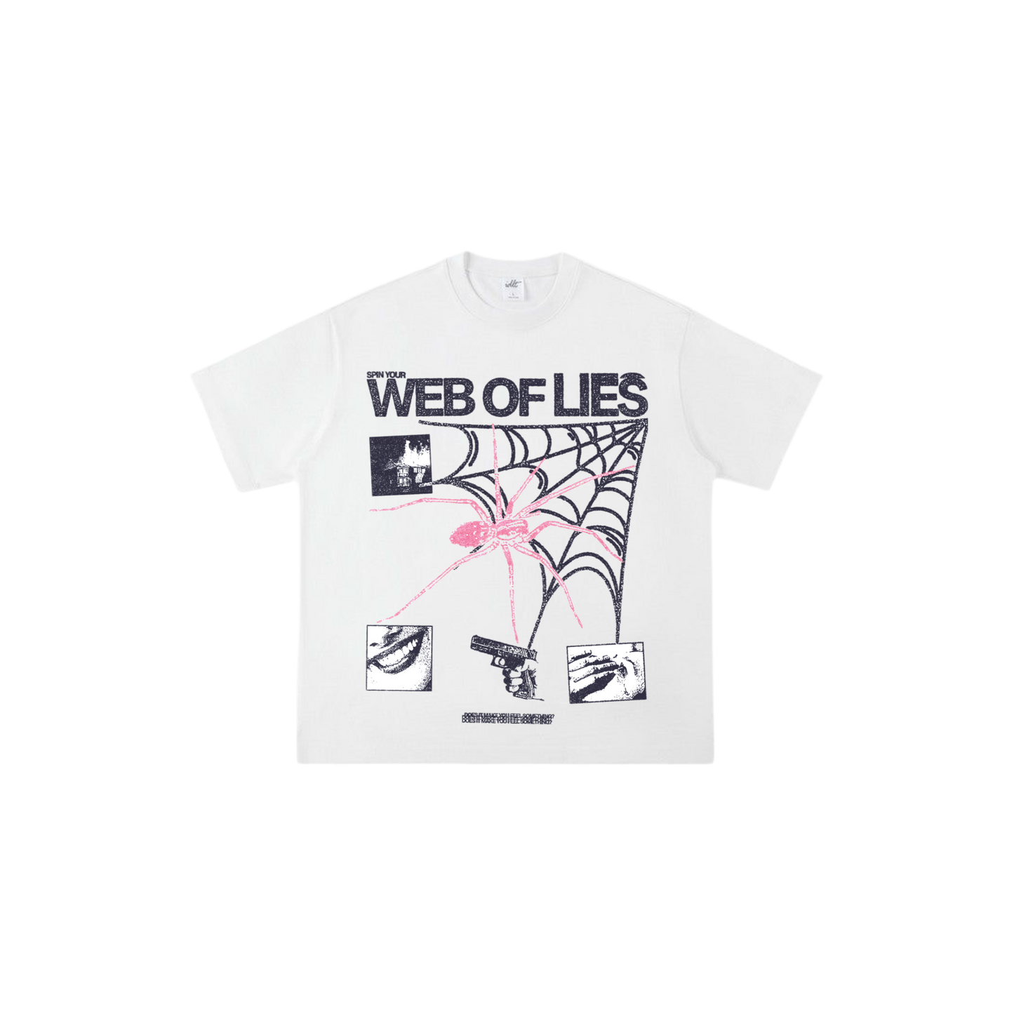 WEB OF LIES TEE