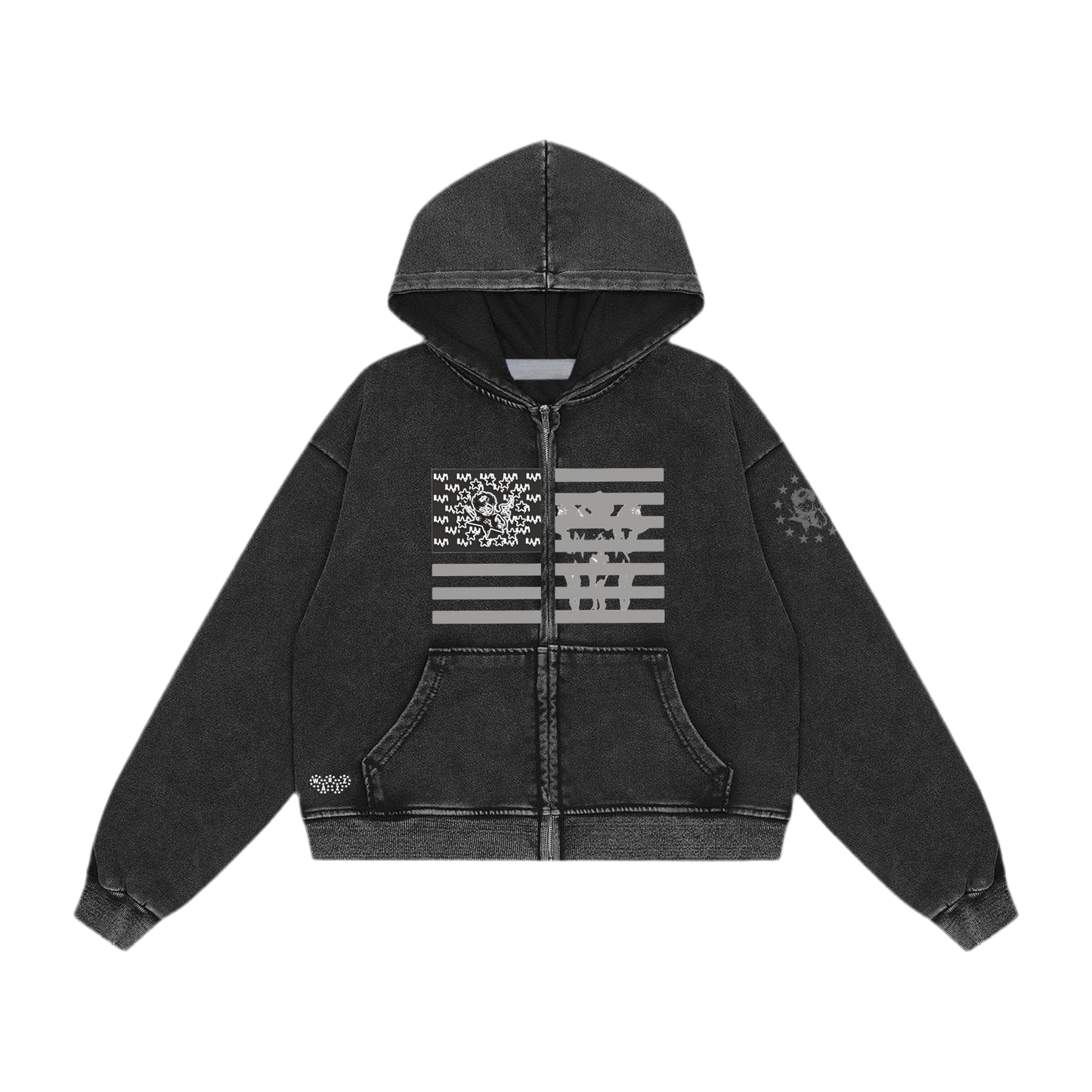 WARZ GRAPHIC FLAG HOODIE