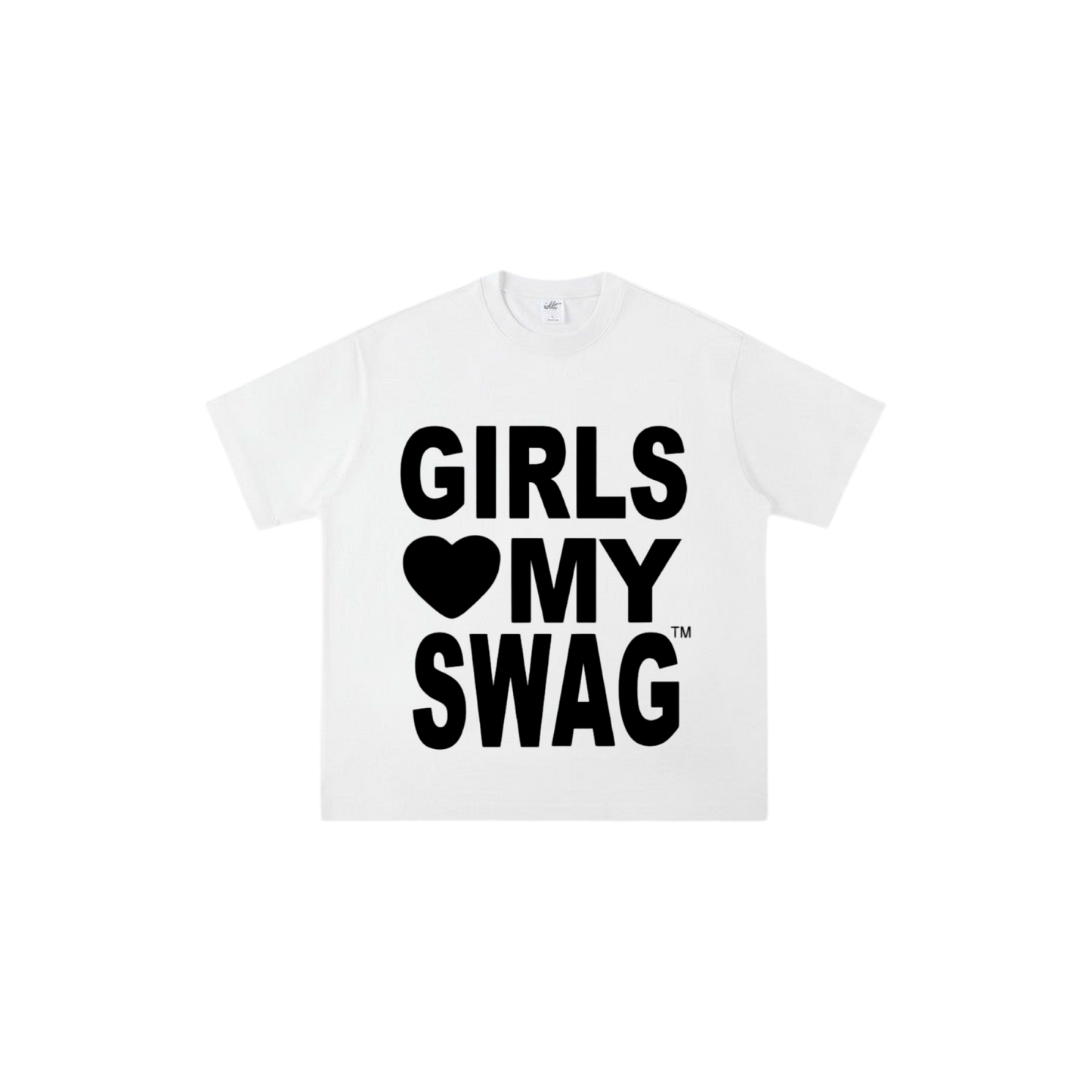 GIRLS LUV MY SWAG TEE [BLACK HEART EDITION]