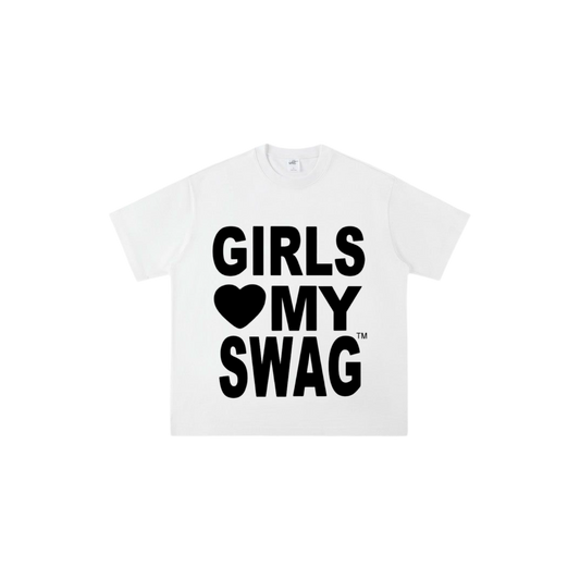 GIRLS LUV MY SWAG TEE [BLACK HEART EDITION]